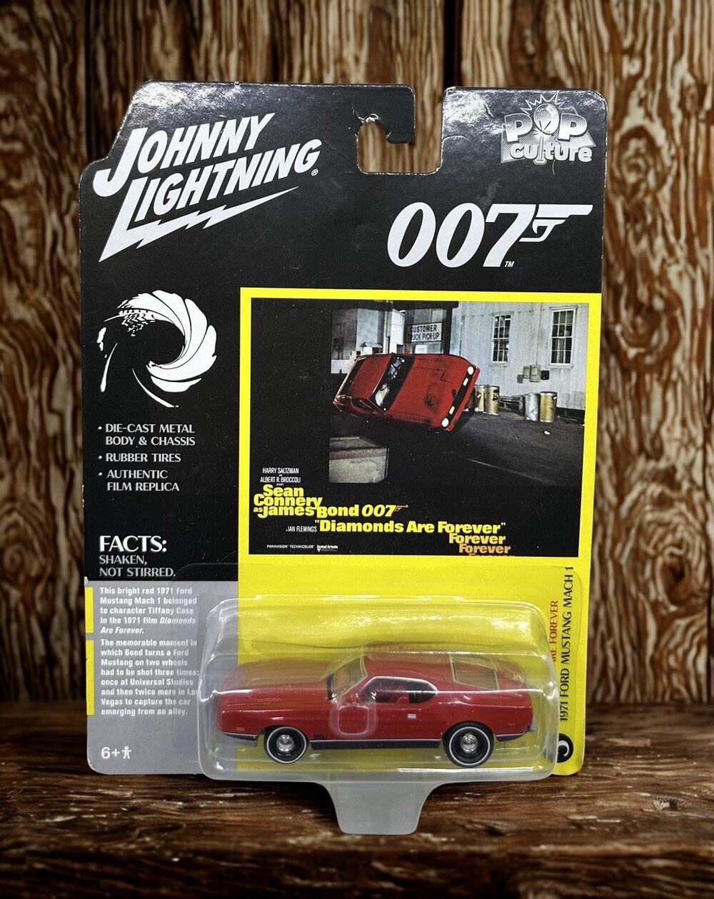 Johnny Lightning BOND 007 1971 Ford Mustang Mach 1 Pop Culture 1:64 Diecast